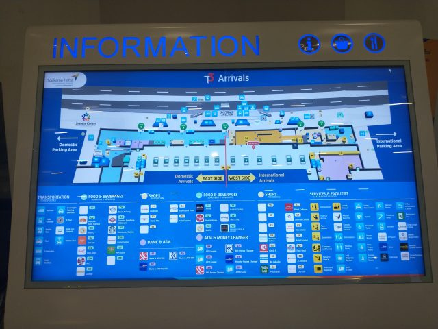 ジャカルタ スカルノハッタ国際空港　ターミナル3 地図