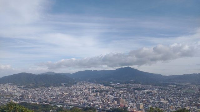 福岡 天拝山からの眺め
