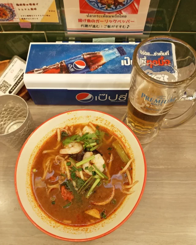 タイ屋台酒場 ガムランディー トムヤム麺 930円