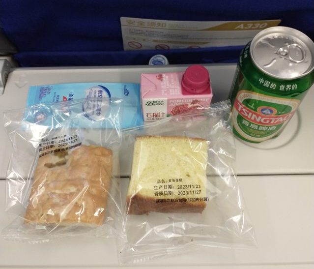 中国東方航空 機内食(モルディブ旅行時)