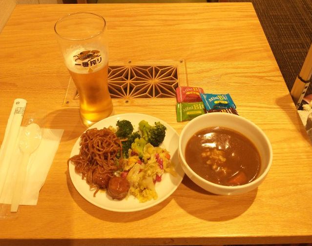 福岡国際空港 国際線ターミナル プライオリティパス ラウンジ福岡 食事
