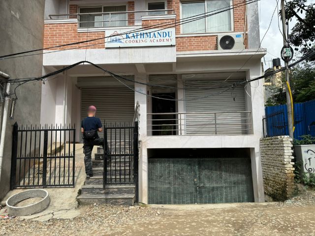 ネパール・カトマンズ 料理教室の会場(建物)