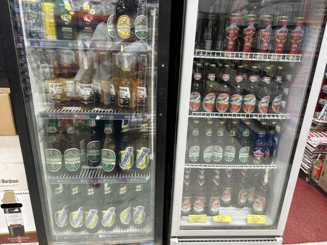 ビールは少なめだけど、冷やされているのがあってよかった◎