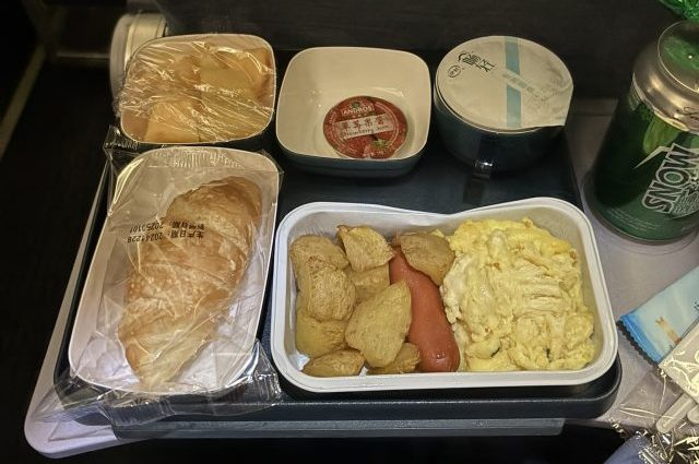 北京→ワルシャワ便 機内食 2食目