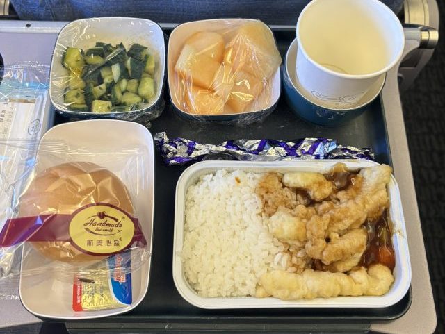 北京→成田便 機内食