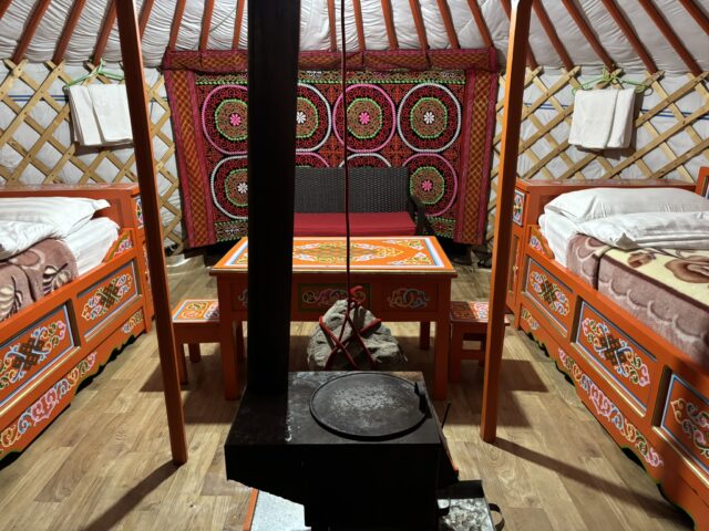 モンゴル テレルジ My Mongolia Eco Ger Camp ゲルの中