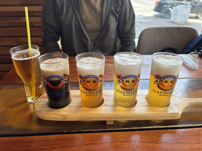 モンゴルウランバートル 手軽にクラフトビールが飲める"MB Beer Plus"コスパ最高のテイスティングセット